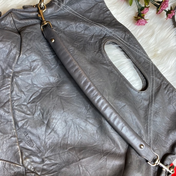 Gray Martine Sitbon Lambskin Leather Hobo - Picture 9 of 11